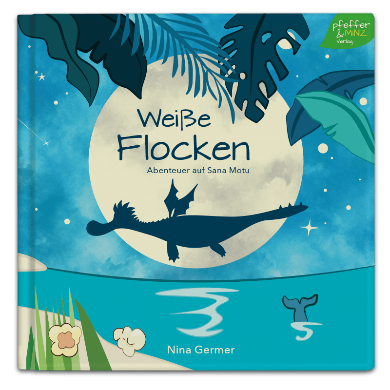 Mockup Cover Kinderbuch - Weisse Flocken von Nina Germer